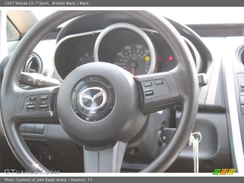 Brilliant Black / Black 2007 Mazda CX-7 Sport