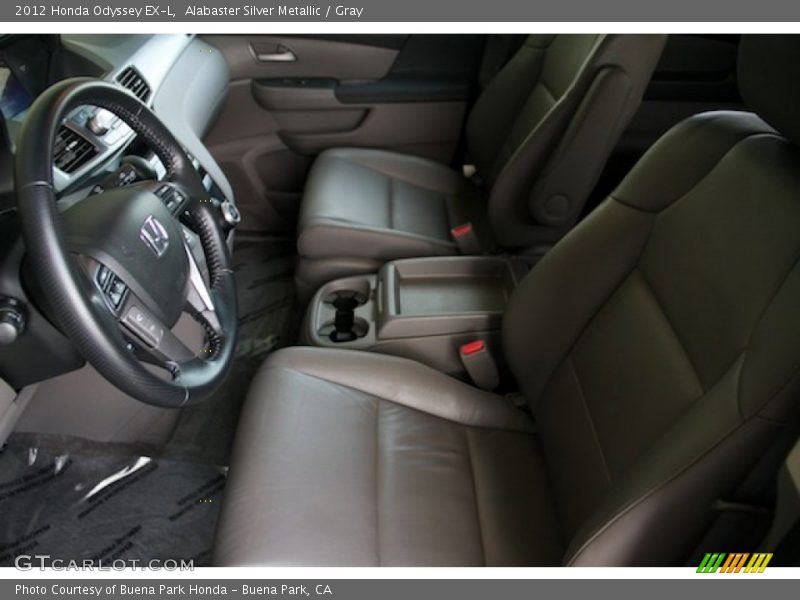 Alabaster Silver Metallic / Gray 2012 Honda Odyssey EX-L