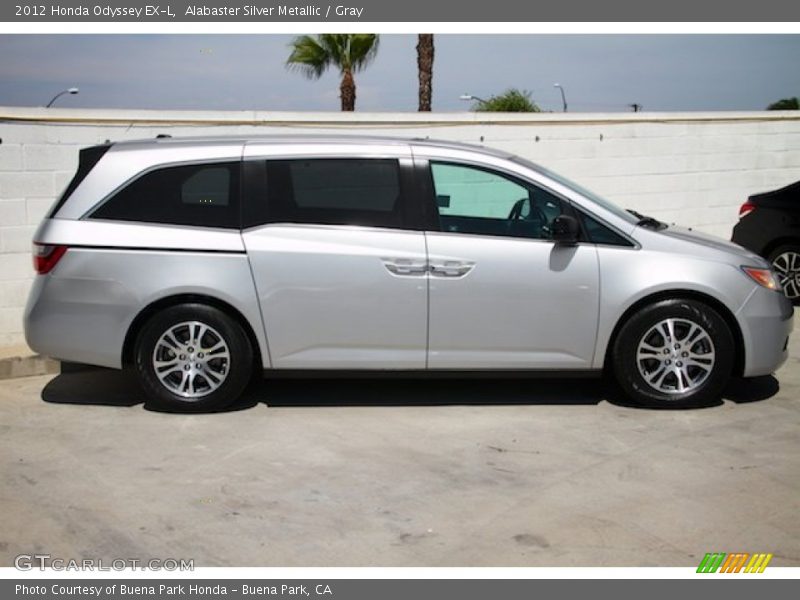 Alabaster Silver Metallic / Gray 2012 Honda Odyssey EX-L