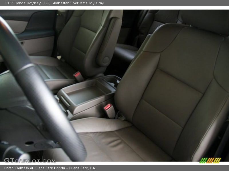 Alabaster Silver Metallic / Gray 2012 Honda Odyssey EX-L