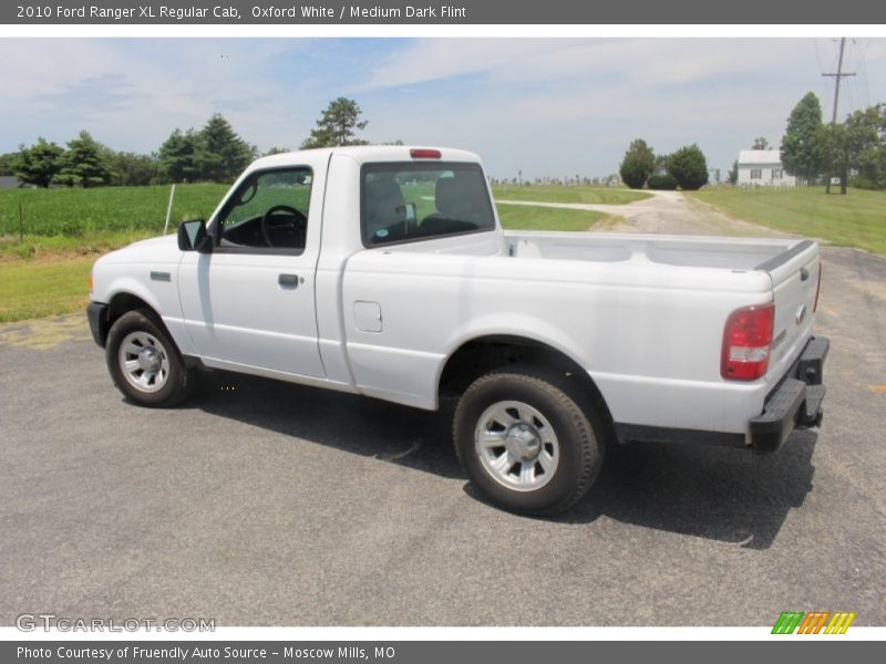 Oxford White / Medium Dark Flint 2010 Ford Ranger XL Regular Cab