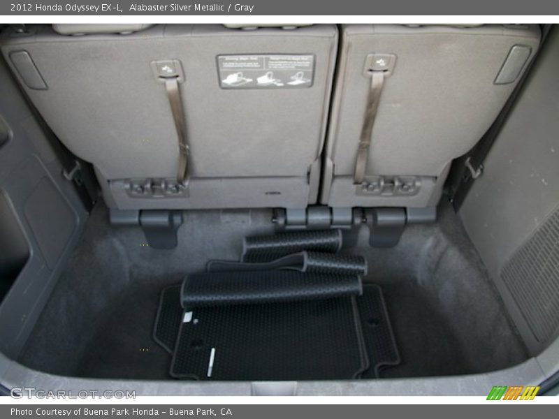 Alabaster Silver Metallic / Gray 2012 Honda Odyssey EX-L