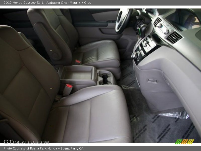Alabaster Silver Metallic / Gray 2012 Honda Odyssey EX-L