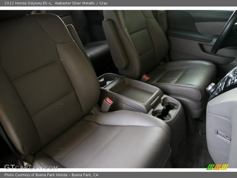 Alabaster Silver Metallic / Gray 2012 Honda Odyssey EX-L