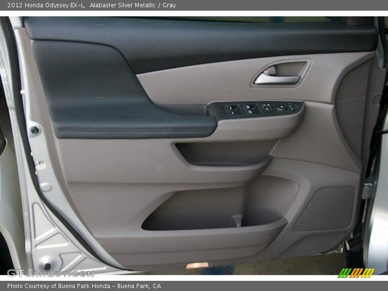 Alabaster Silver Metallic / Gray 2012 Honda Odyssey EX-L