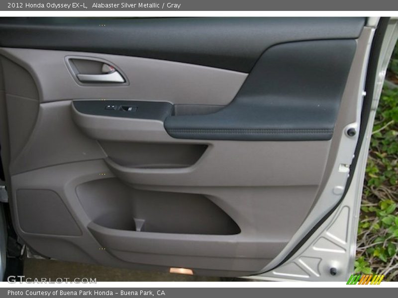 Alabaster Silver Metallic / Gray 2012 Honda Odyssey EX-L