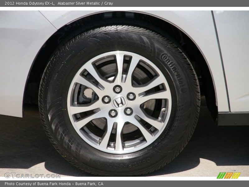 Alabaster Silver Metallic / Gray 2012 Honda Odyssey EX-L