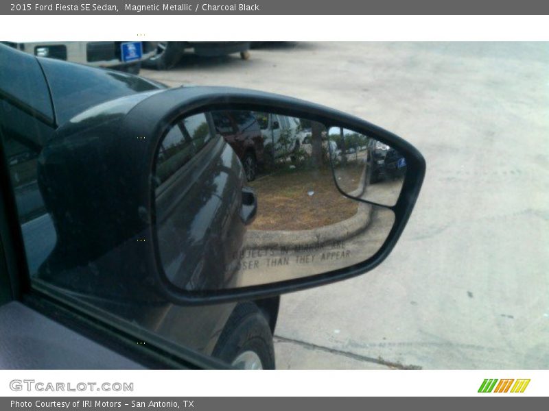 Magnetic Metallic / Charcoal Black 2015 Ford Fiesta SE Sedan