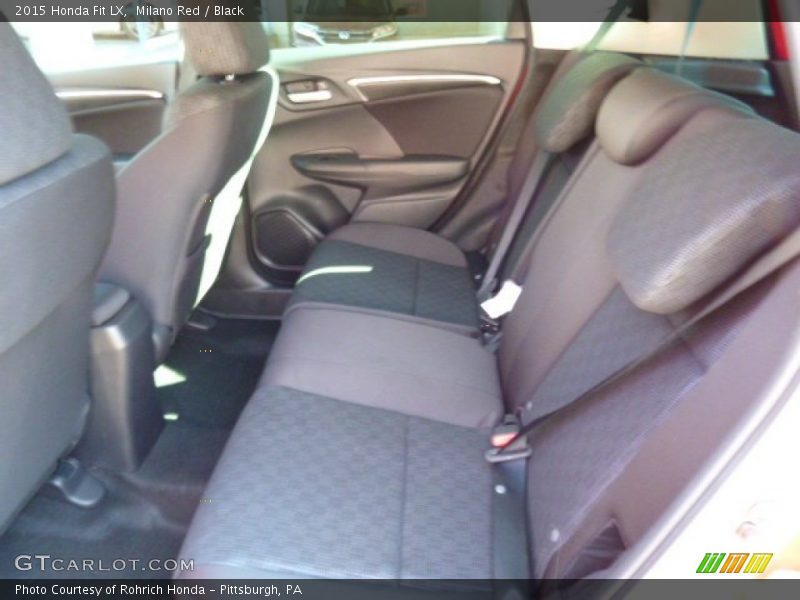 Milano Red / Black 2015 Honda Fit LX