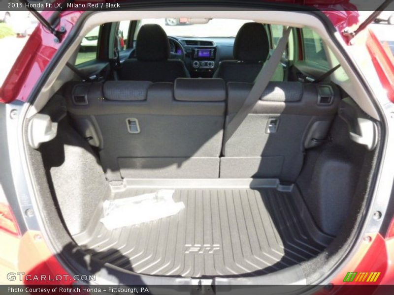 Milano Red / Black 2015 Honda Fit LX