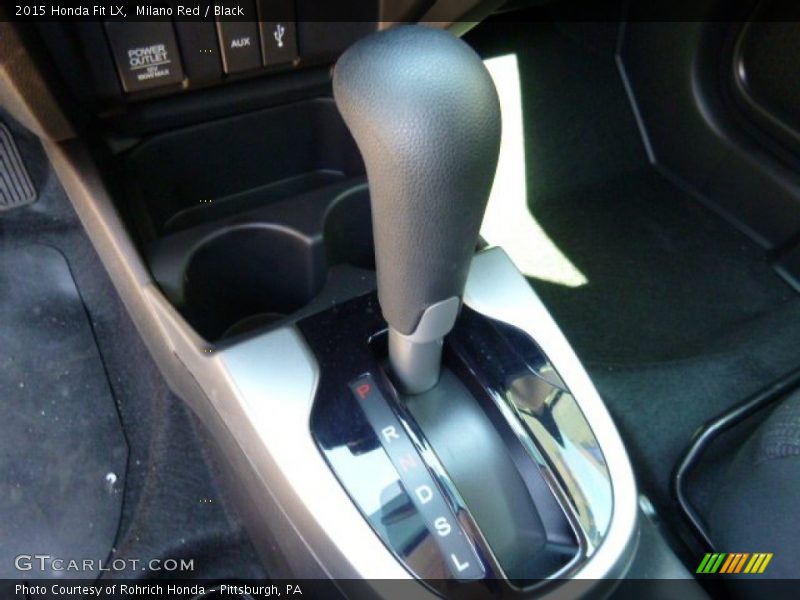 Milano Red / Black 2015 Honda Fit LX