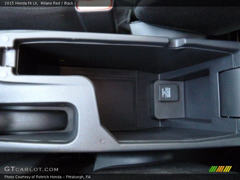 Milano Red / Black 2015 Honda Fit LX