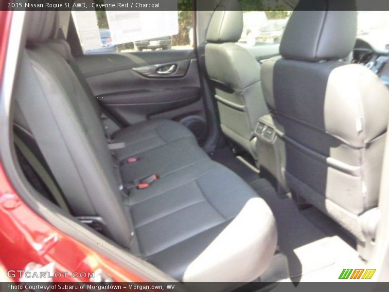 Cayenne Red / Charcoal 2015 Nissan Rogue SL AWD