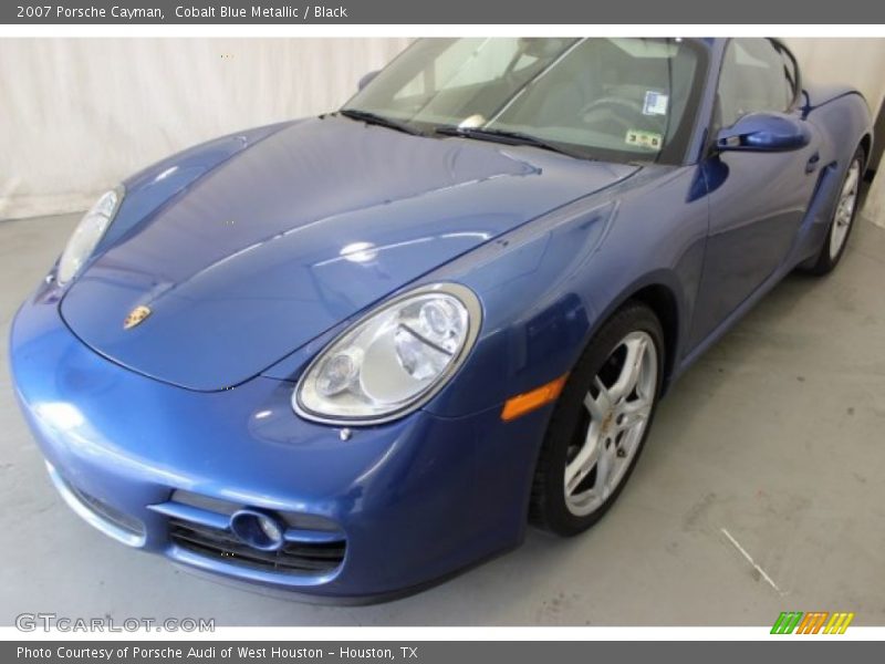 Cobalt Blue Metallic / Black 2007 Porsche Cayman