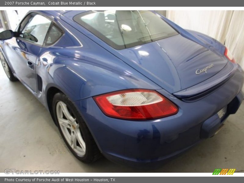 Cobalt Blue Metallic / Black 2007 Porsche Cayman