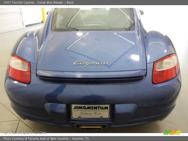Cobalt Blue Metallic / Black 2007 Porsche Cayman