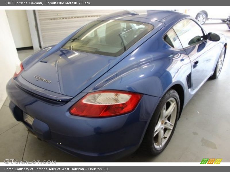 Cobalt Blue Metallic / Black 2007 Porsche Cayman