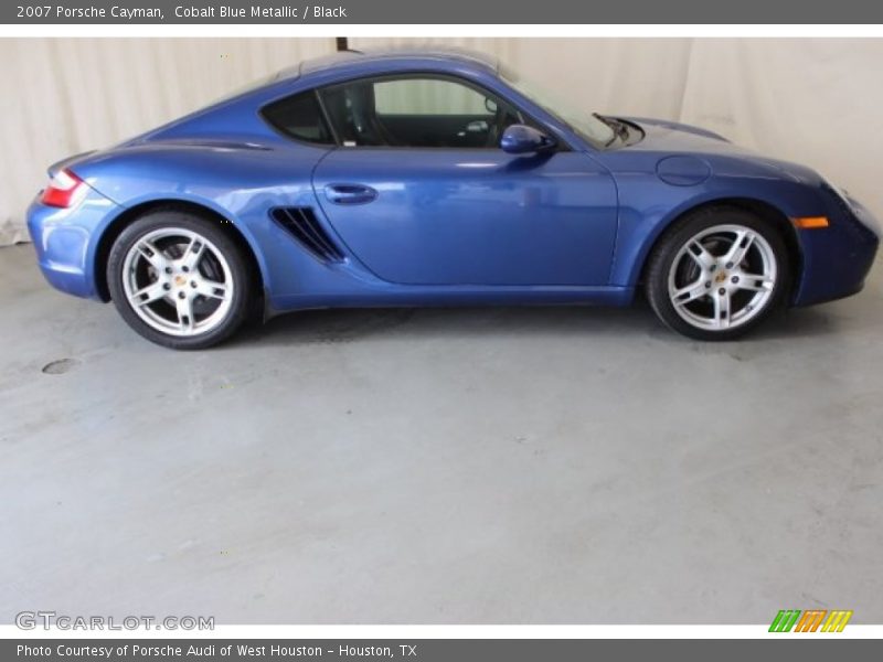 Cobalt Blue Metallic / Black 2007 Porsche Cayman