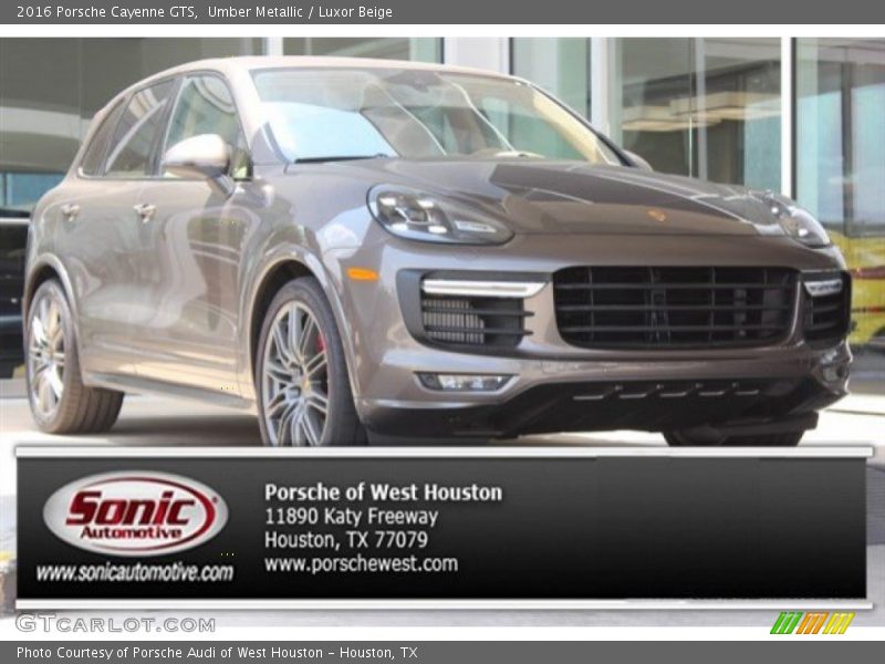 Umber Metallic / Luxor Beige 2016 Porsche Cayenne GTS