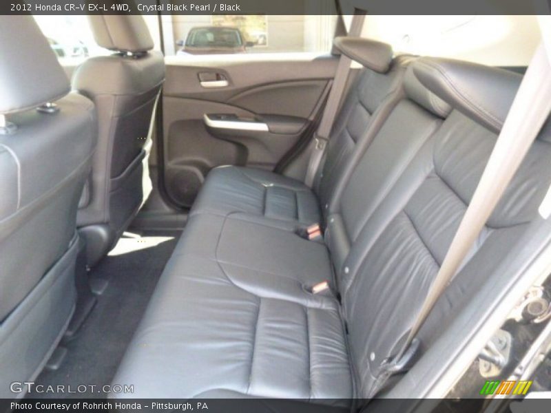 Crystal Black Pearl / Black 2012 Honda CR-V EX-L 4WD