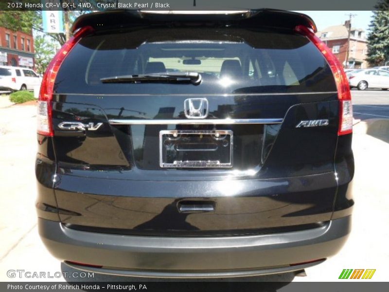 Crystal Black Pearl / Black 2012 Honda CR-V EX-L 4WD