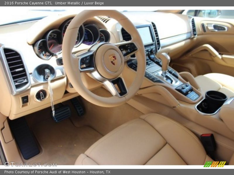 Luxor Beige Interior - 2016 Cayenne GTS 