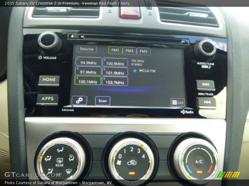 Venetian Red Pearl / Ivory 2015 Subaru XV Crosstrek 2.0i Premium