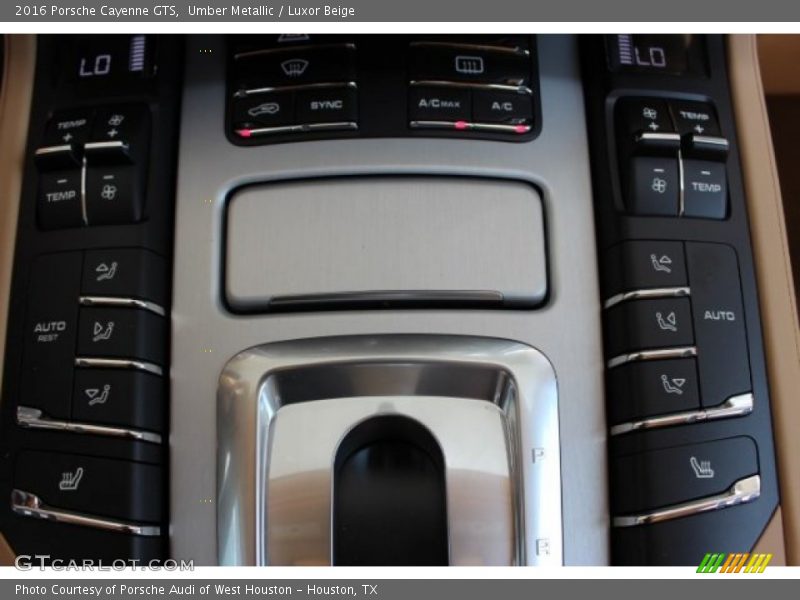 Controls of 2016 Cayenne GTS