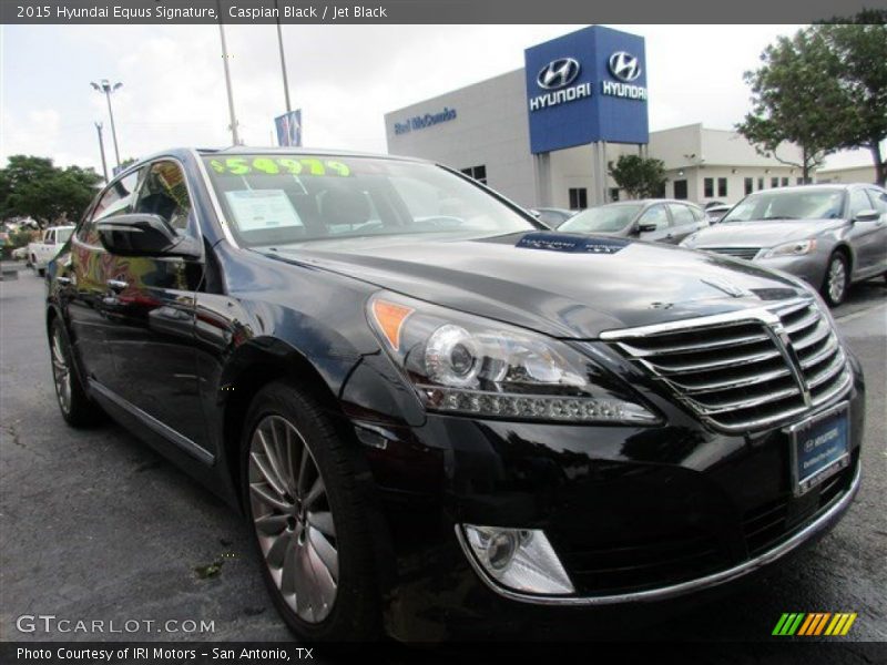 Caspian Black / Jet Black 2015 Hyundai Equus Signature