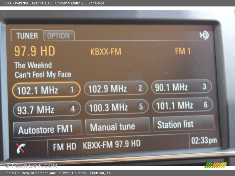 Umber Metallic / Luxor Beige 2016 Porsche Cayenne GTS