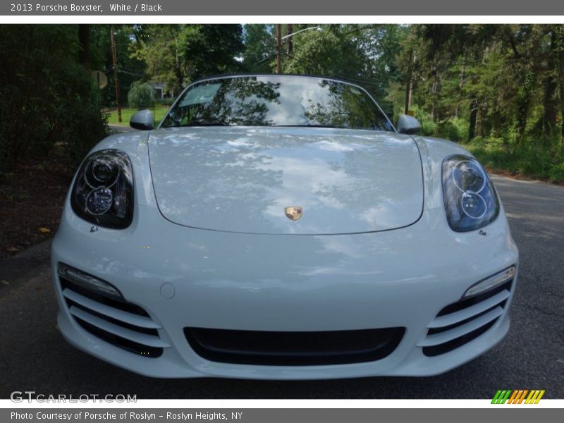 White / Black 2013 Porsche Boxster