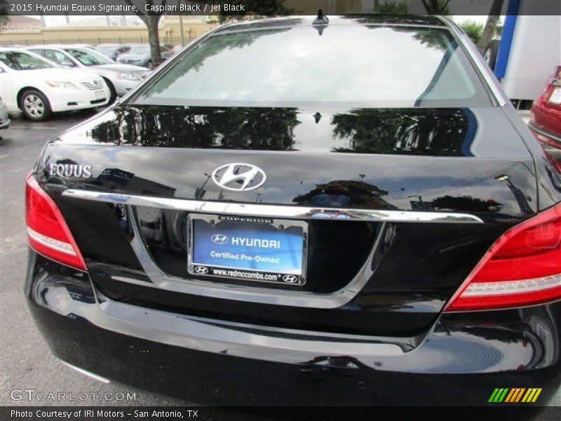 Caspian Black / Jet Black 2015 Hyundai Equus Signature