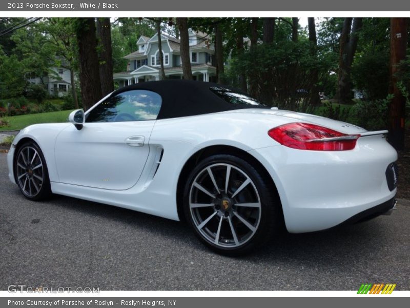 White / Black 2013 Porsche Boxster