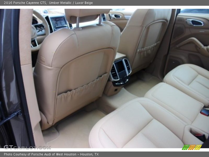 Rear Seat of 2016 Cayenne GTS