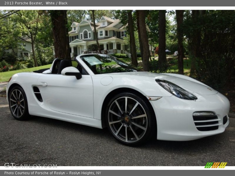 White / Black 2013 Porsche Boxster