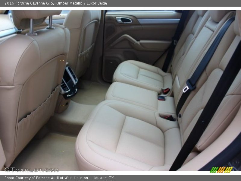 Rear Seat of 2016 Cayenne GTS