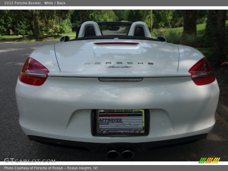 White / Black 2013 Porsche Boxster