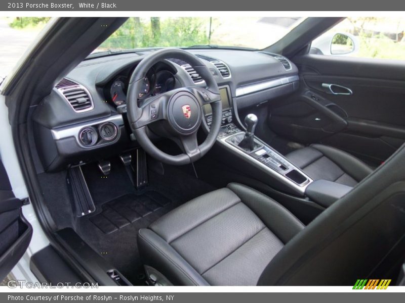 White / Black 2013 Porsche Boxster