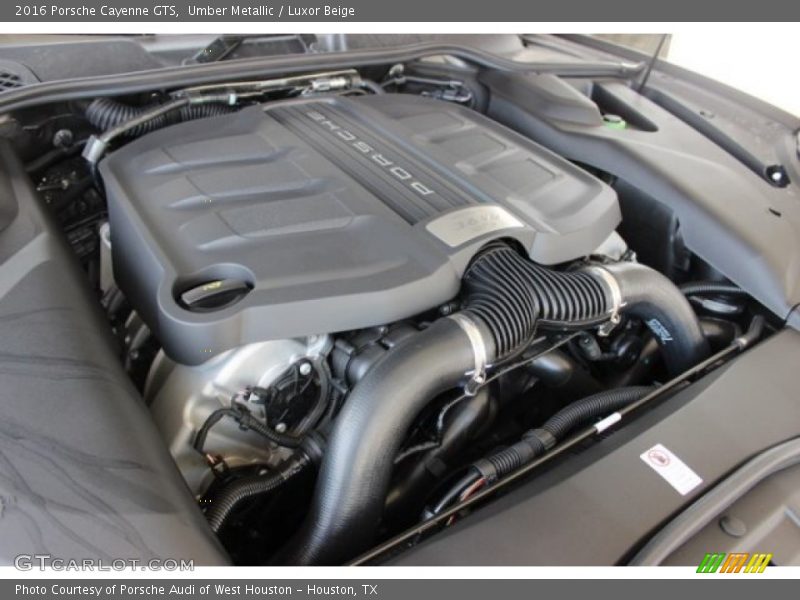  2016 Cayenne GTS Engine - 3.6 Liter DFI Twin-Turbocharged DOHC 24-Valve VVT V6
