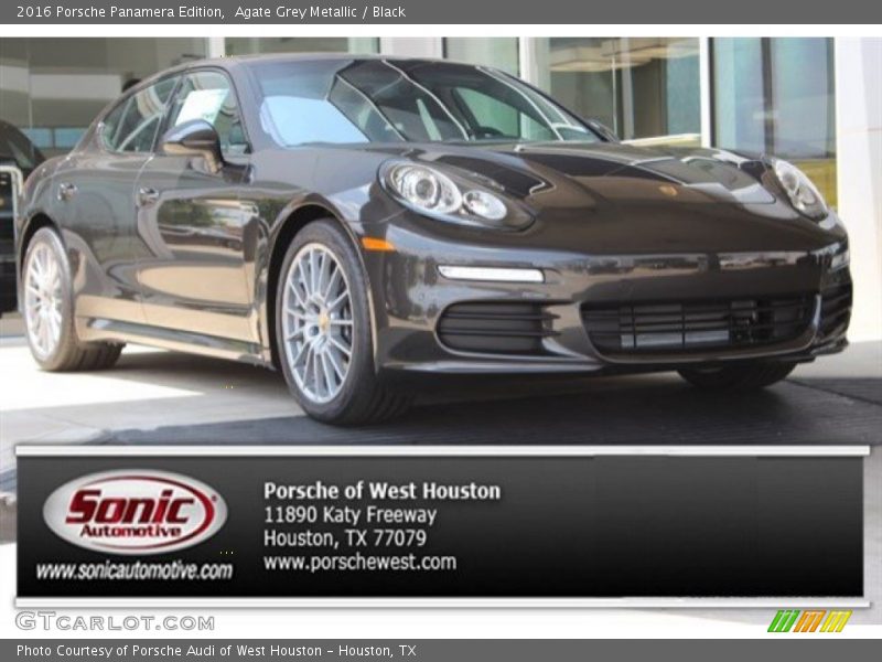 Agate Grey Metallic / Black 2016 Porsche Panamera Edition