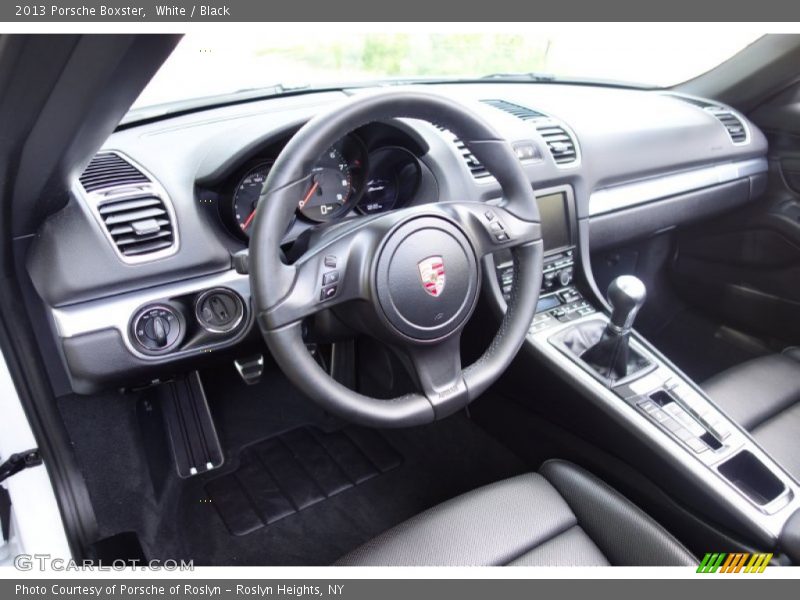 White / Black 2013 Porsche Boxster