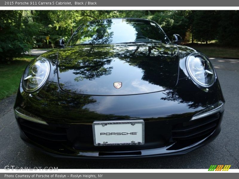 Black / Black 2015 Porsche 911 Carrera S Cabriolet