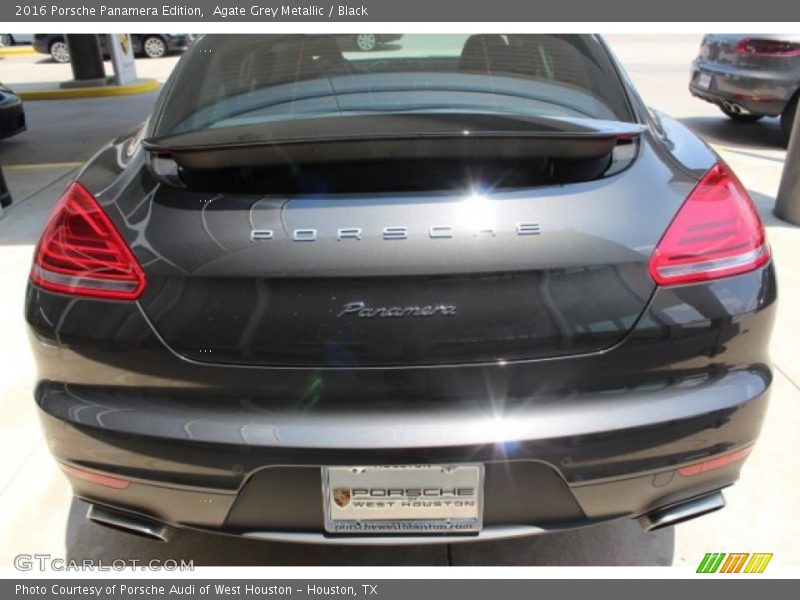 Agate Grey Metallic / Black 2016 Porsche Panamera Edition