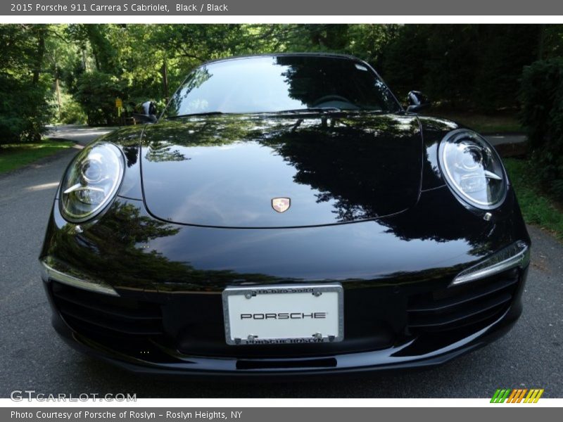 Black / Black 2015 Porsche 911 Carrera S Cabriolet