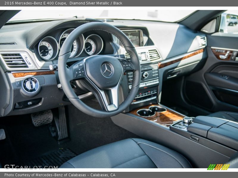  2016 E 400 Coupe Black Interior