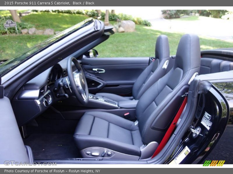 Front Seat of 2015 911 Carrera S Cabriolet