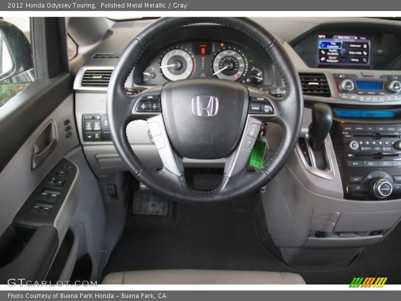 Polished Metal Metallic / Gray 2012 Honda Odyssey Touring