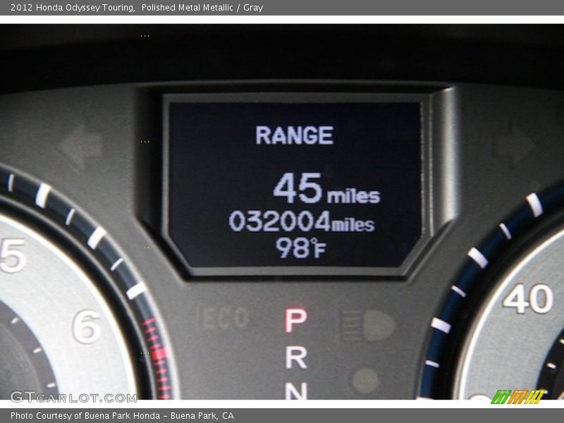 Polished Metal Metallic / Gray 2012 Honda Odyssey Touring