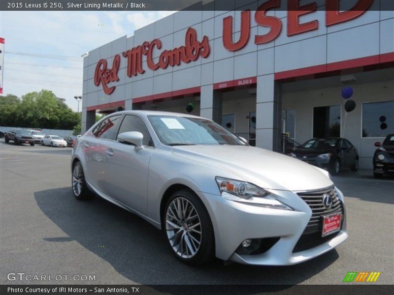 Silver Lining Metallic / Black 2015 Lexus IS 250