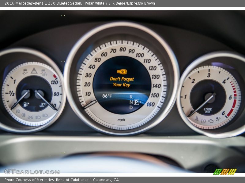  2016 E 250 Bluetec Sedan 250 Bluetec Sedan Gauges